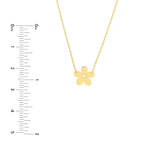 Birmingham Jewelry - 14K Yellow Gold So You Diamond Flower Necklace - Birmingham Jewelry