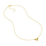 Birmingham Jewelry - 14K Yellow Gold So You Tennis Rackets Necklace - Birmingham Jewelry