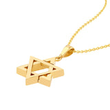 Birmingham Jewelry - 14K Yellow Gold Star Of David Pendant - Birmingham Jewelry