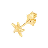 Birmingham Jewelry - 14K Yellow Gold Starfish Stud Earrings - Birmingham Jewelry