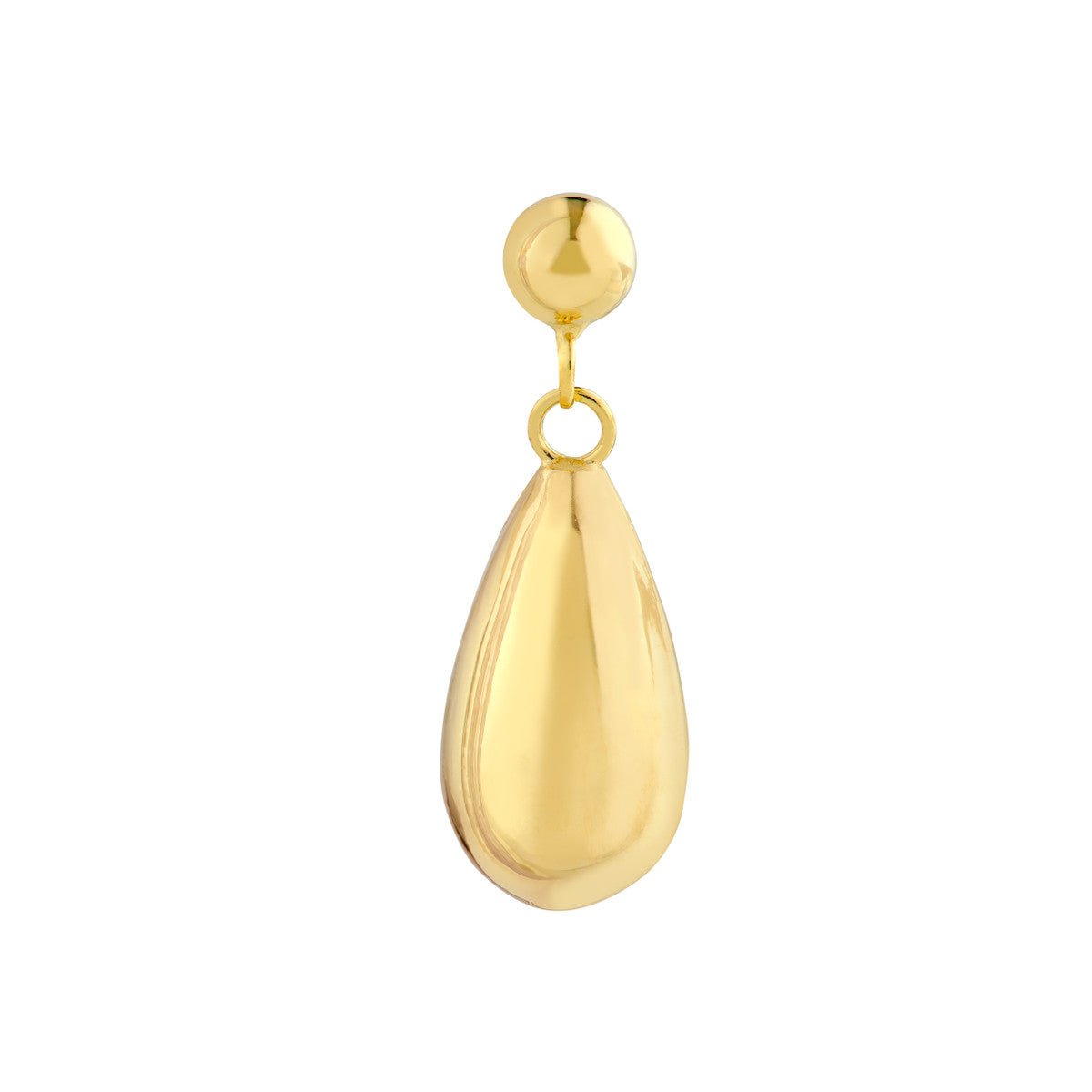 Birmingham Jewelry - 14K Yellow Gold Teardrop Dangle Earrings - Birmingham Jewelry