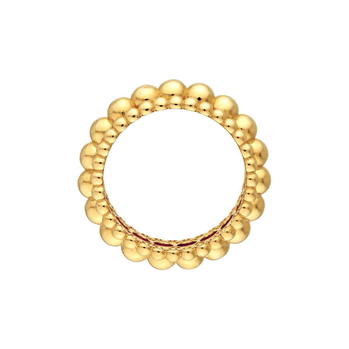 Birmingham Jewelry - 14K Yellow Gold Triple Bead Ring - Birmingham Jewelry