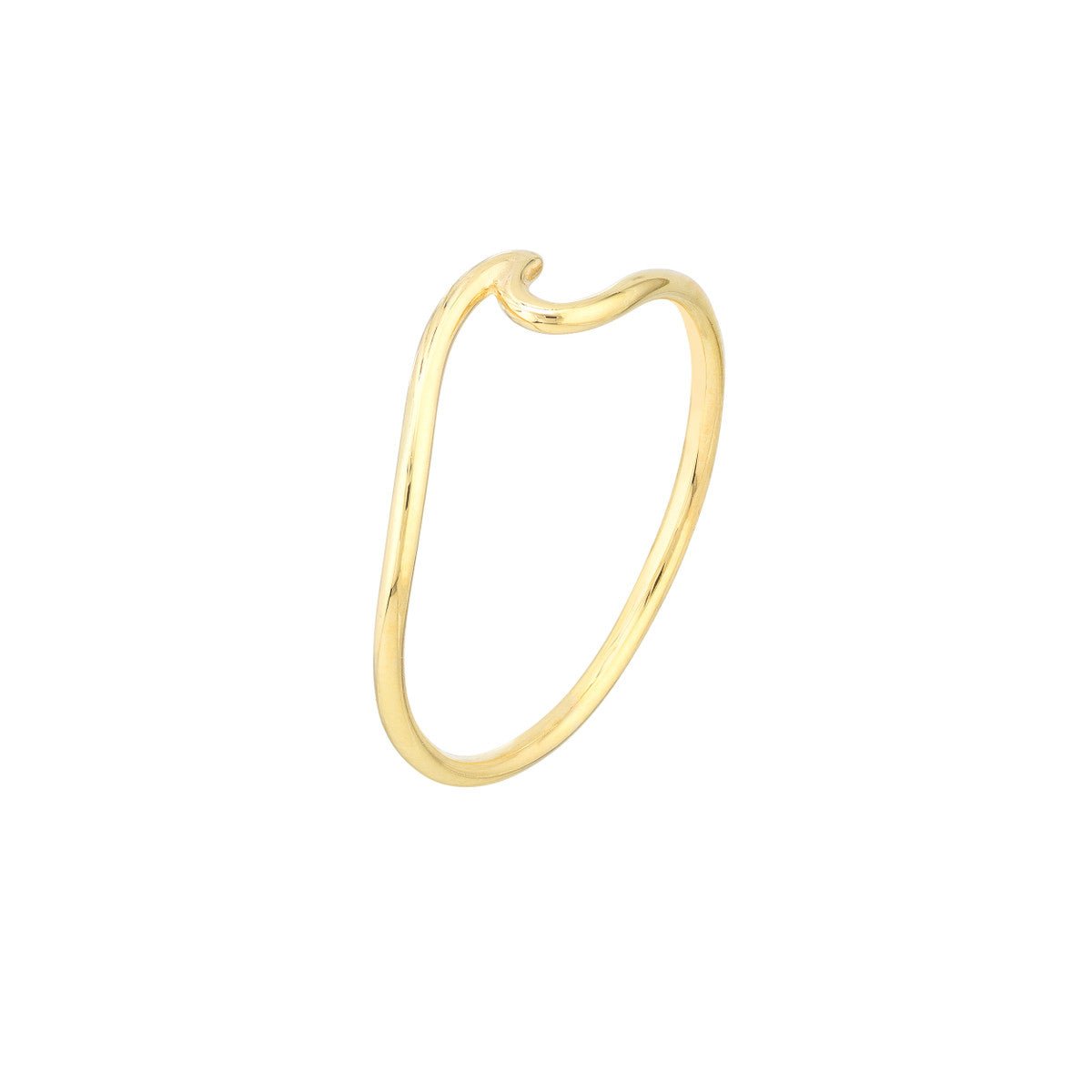 Birmingham Jewelry - 14K Yellow Gold Wave Ring - Birmingham Jewelry
