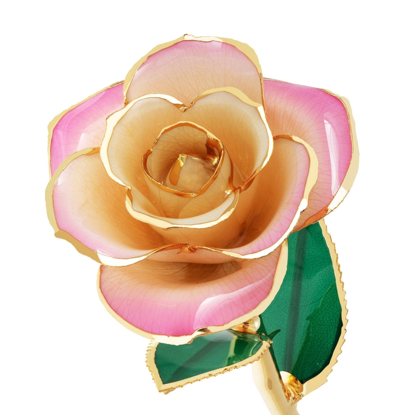 Birmingham Jewelry - Blushed Pink - 24K Dipped Rose - Birmingham Jewelry