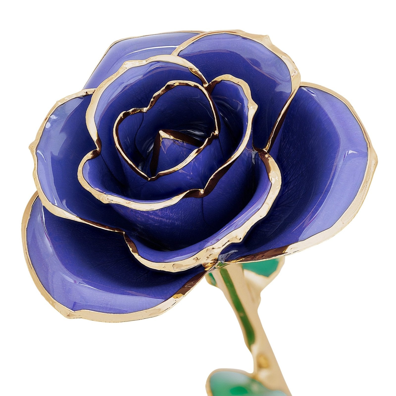 Birmingham Jewelry - Imperial Purple - 24K Dipped Rose - Birmingham Jewelry