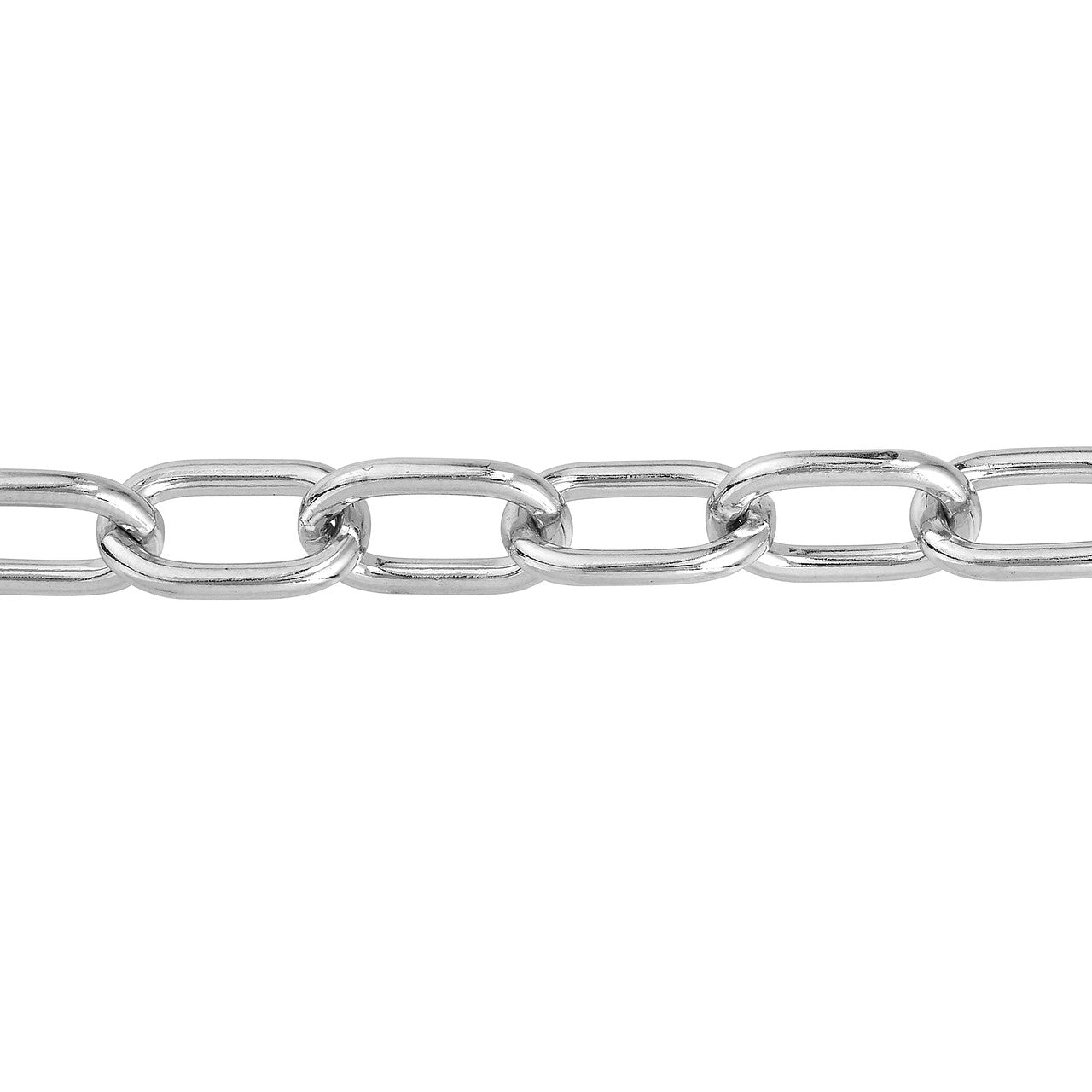 Birmingham Jewelry - Sterling Silver 8.90mm Round Paper Clip Bracelet - Birmingham Jewelry
