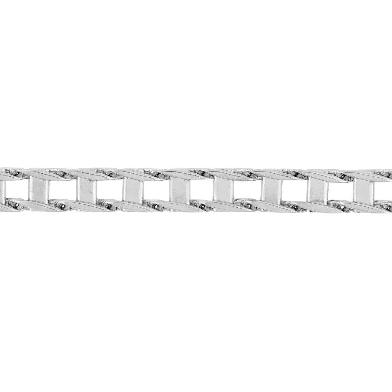 Birmingham Jewelry - Sterling Silver Handmade Railroad Link Bracelet - Birmingham Jewelry