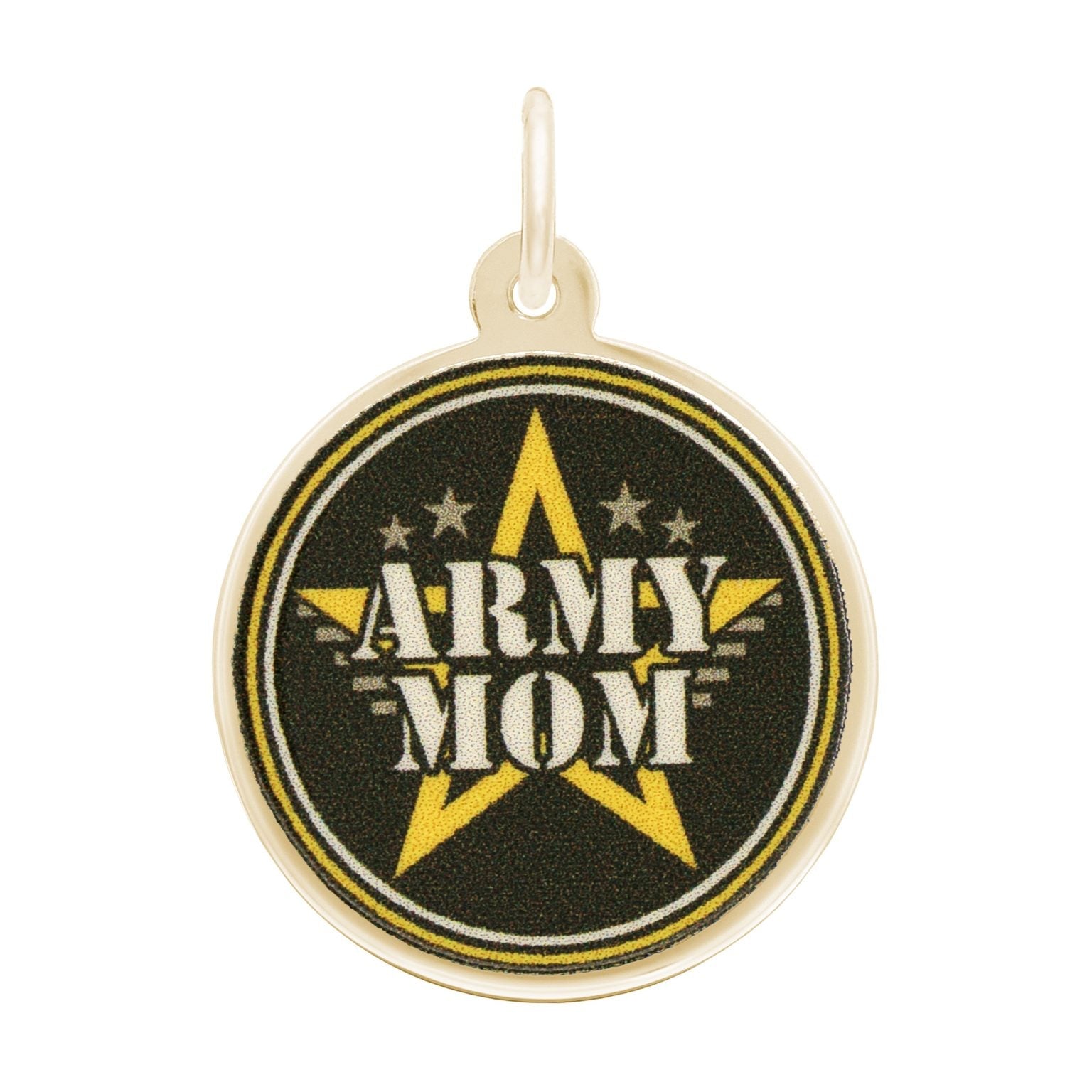 Rembrandt Charms - Rembrandt Charms - Army Mom Disc - 1193 - Birmingham Jewelry