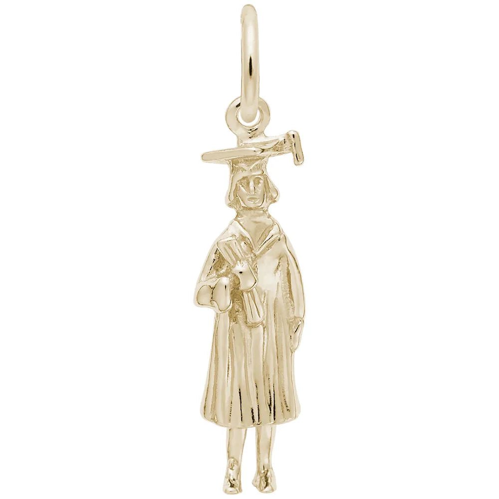 Rembrandt Charms - Rembrandt Charms - Female Graduate Charm - 0177 - Birmingham Jewelry