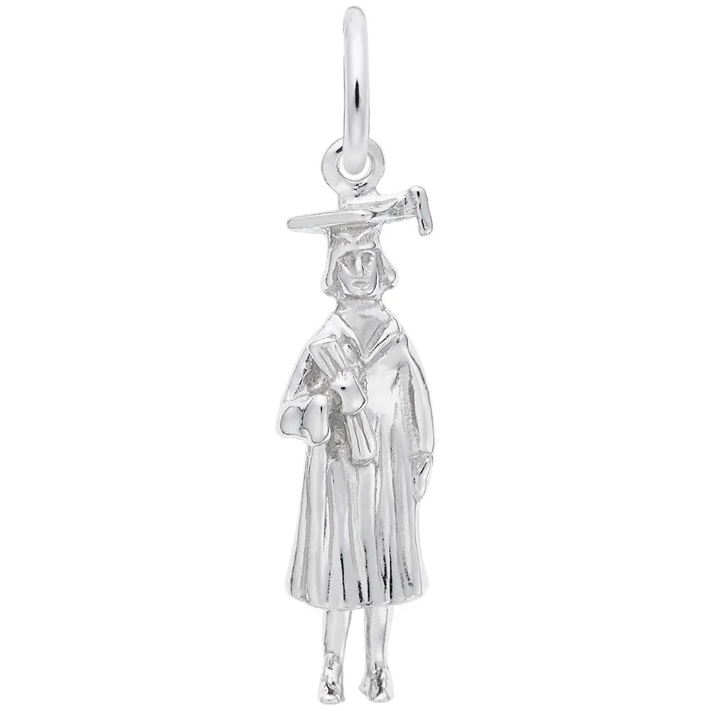 Rembrandt Charms - Rembrandt Charms - Female Graduate Charm - 0177 - Birmingham Jewelry