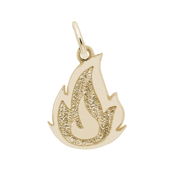 Rembrandt Charms - Rembrandt Charms - Flame Charm - 1020 - Birmingham Jewelry