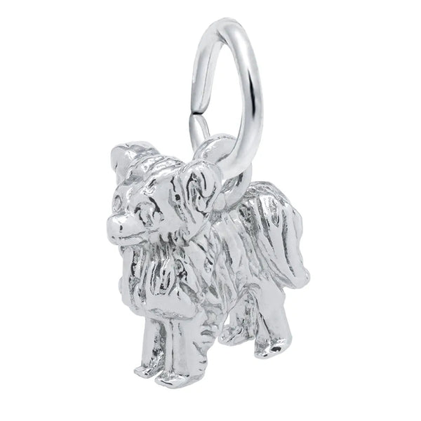 Rembrandt Charms - New Papilon Dog Charm - 2397 Rembrandt Charms Charm Birmingham Jewelry 