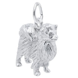 Rembrandt Charms - New Pomeranian Dog Charm - 2504 Rembrandt Charms Charm Birmingham Jewelry 