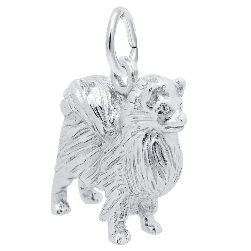 Rembrandt Charms - New Pomeranian Dog Charm - 2504 Rembrandt Charms Charm Birmingham Jewelry 