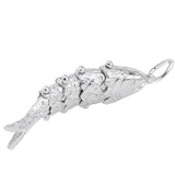 Rembrandt Charms - New Wiggle Fish Charm - 1537 Rembrandt Charms Charm Birmingham Jewelry 