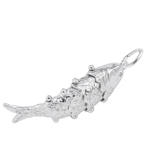 Rembrandt Charms - Rembrandt Charms - New Wiggle Fish Charm - 1537 - Birmingham Jewelry