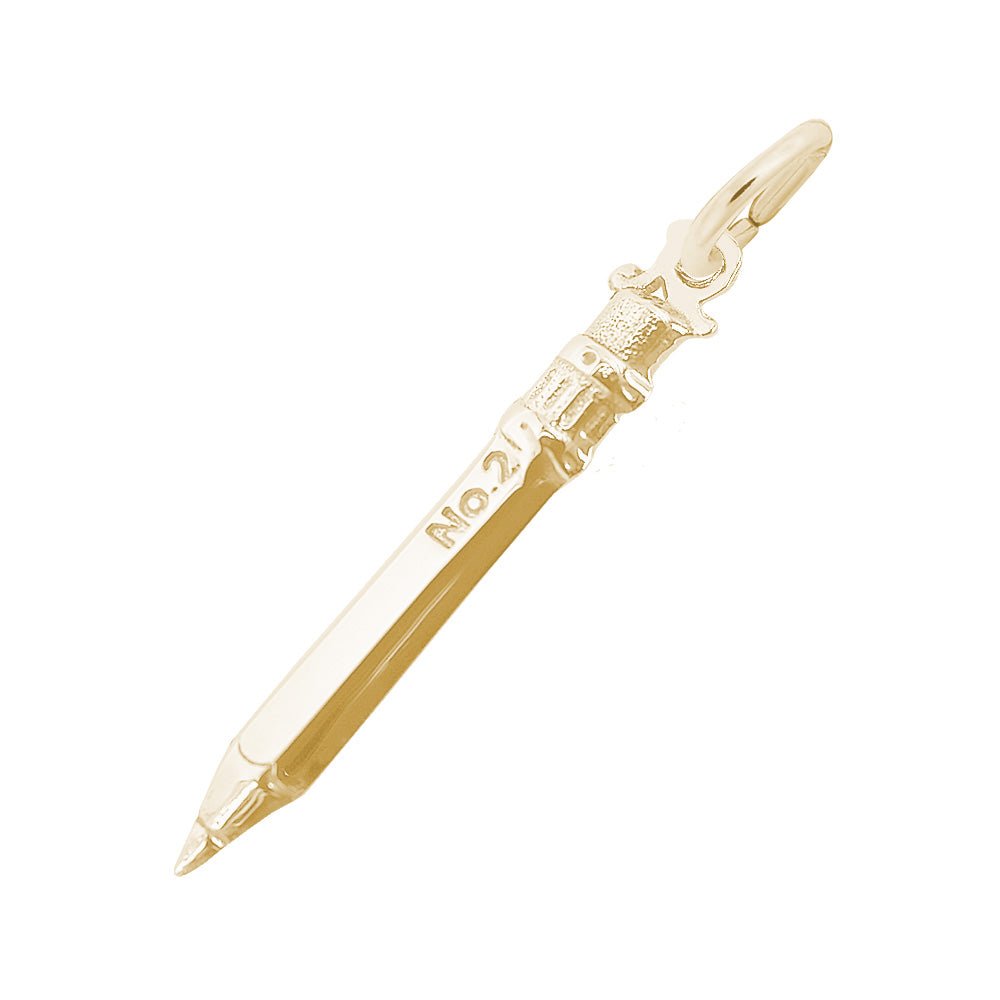 Rembrandt Charms - No. 2 Pencil - 1063 Rembrandt Charms Charm Birmingham Jewelry 