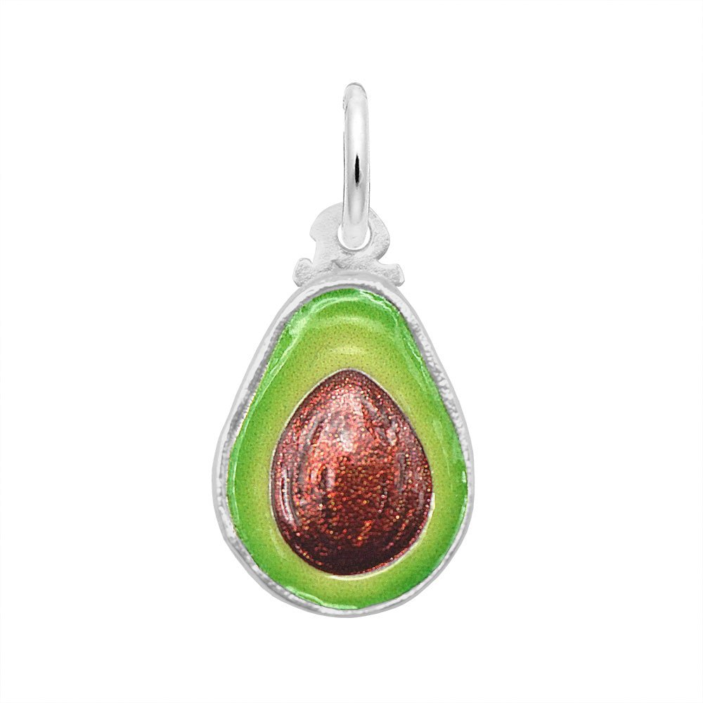 Rembrandt Charms - Painted Avocado Charm – SM - 1065-001 Rembrandt Charms Charm Birmingham Jewelry 