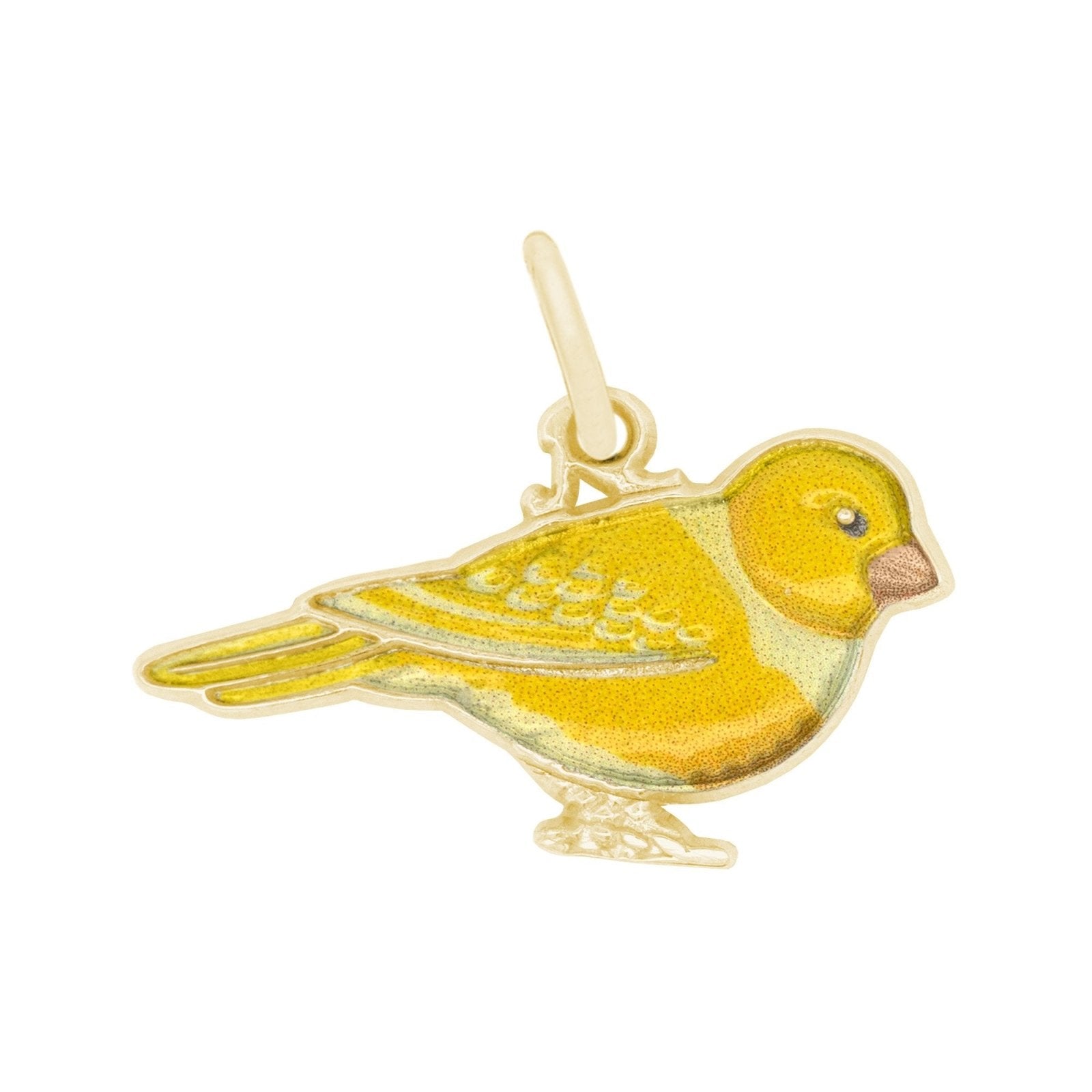 Rembrandt Charms - Rembrandt Charms - Painted Canary Charm - 1167 - 001 - Birmingham Jewelry