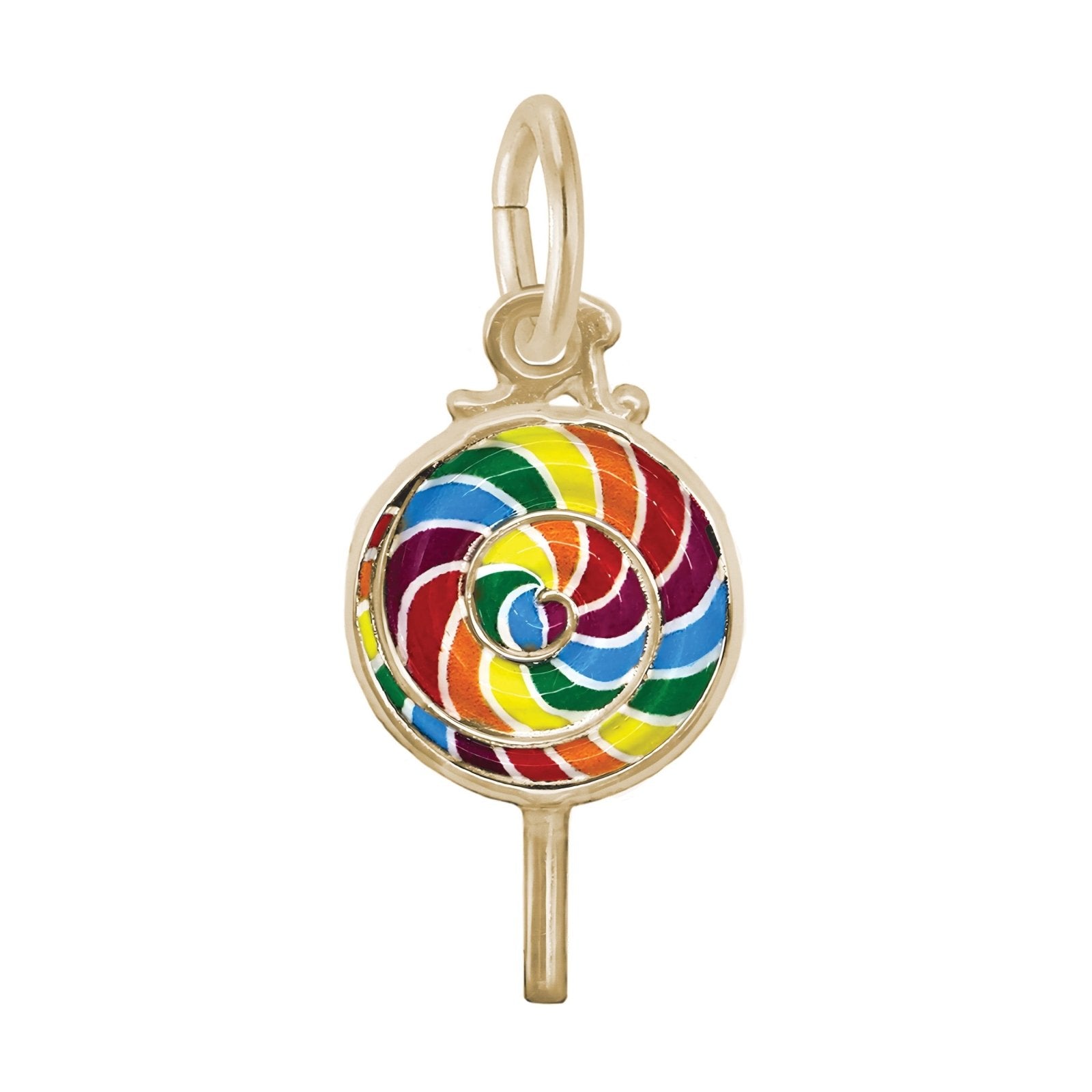 Rembrandt Charms - Rembrandt Charms - Painted Lollipop Charm – 1101 - 001 - Birmingham Jewelry