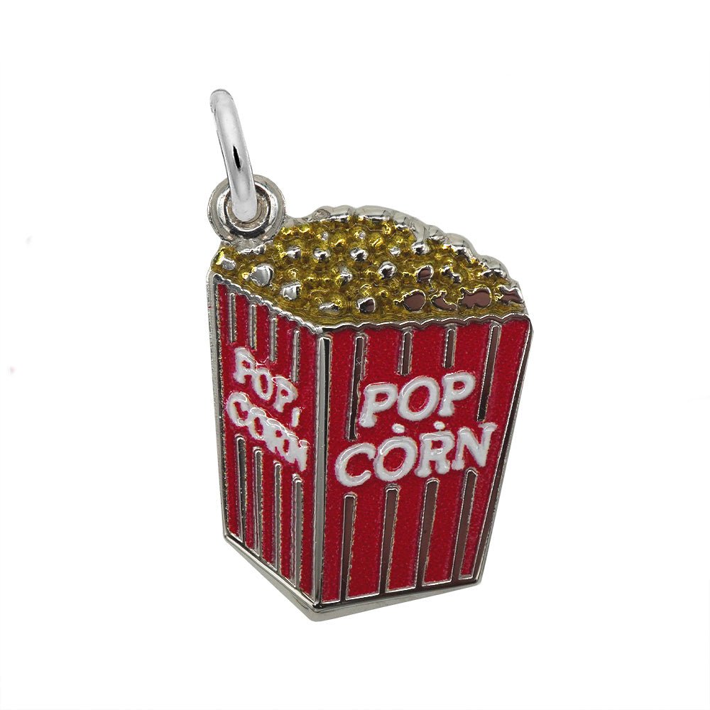 Rembrandt Charms - Rembrandt Charms - Painted Movie Popcorn Charm - 2490 - 001 - Birmingham Jewelry