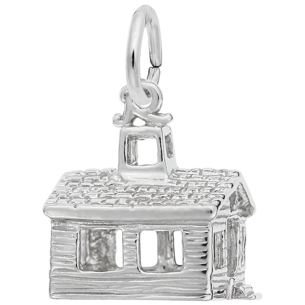 Rembrandt Charms - Rembrandt Charms - School House Charm - 0195 - Birmingham Jewelry