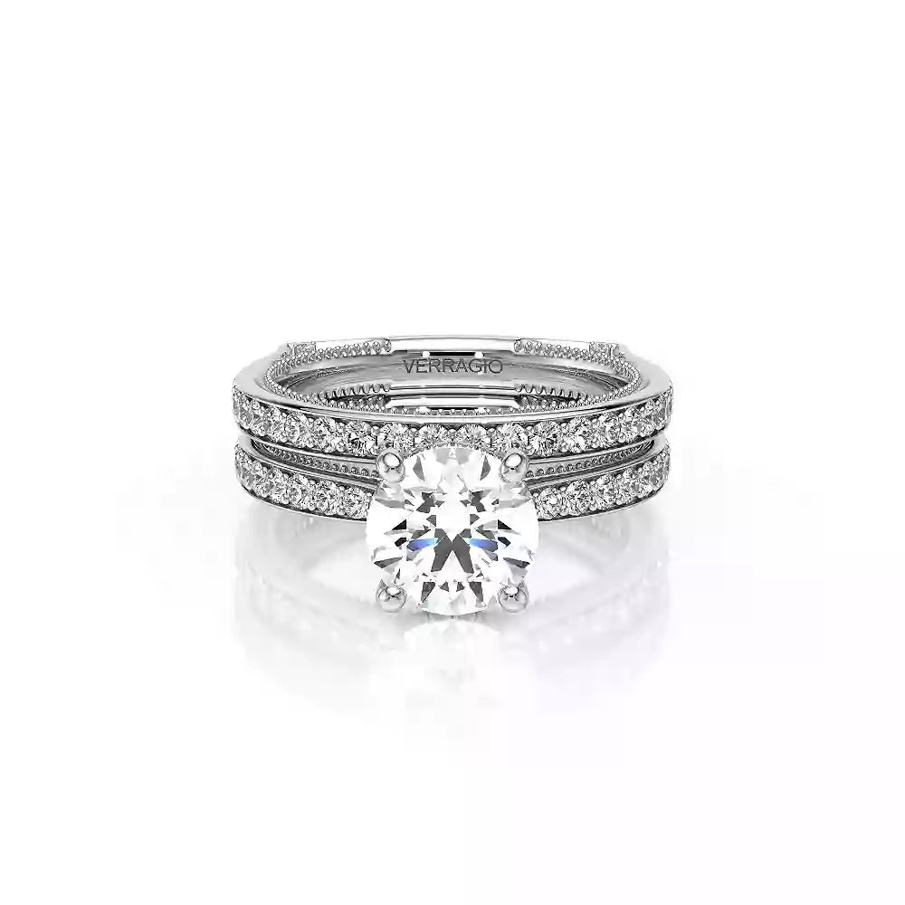VANGUARD-2203W VERRAGIO Wedding Band Birmingham Jewelry Verragio Jewelry | Diamond Wedding Band VANGUARD-2203W