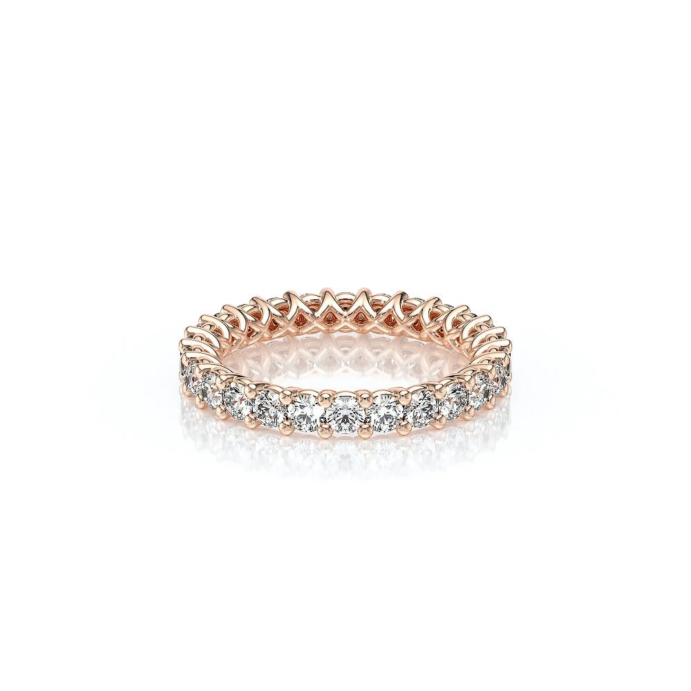 LUMINO-801W-25ETR VERRAGIO Eternity Rings Birmingham Jewelry Verragio Jewelry | Diamond Wedding Band LUMINO-801W-25ETR