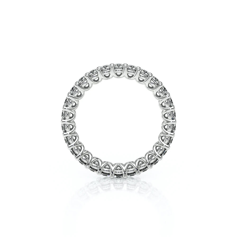 LUMINO-801W-25ETR VERRAGIO Eternity Rings Birmingham Jewelry Verragio Jewelry | Diamond Wedding Band LUMINO-801W-25ETR