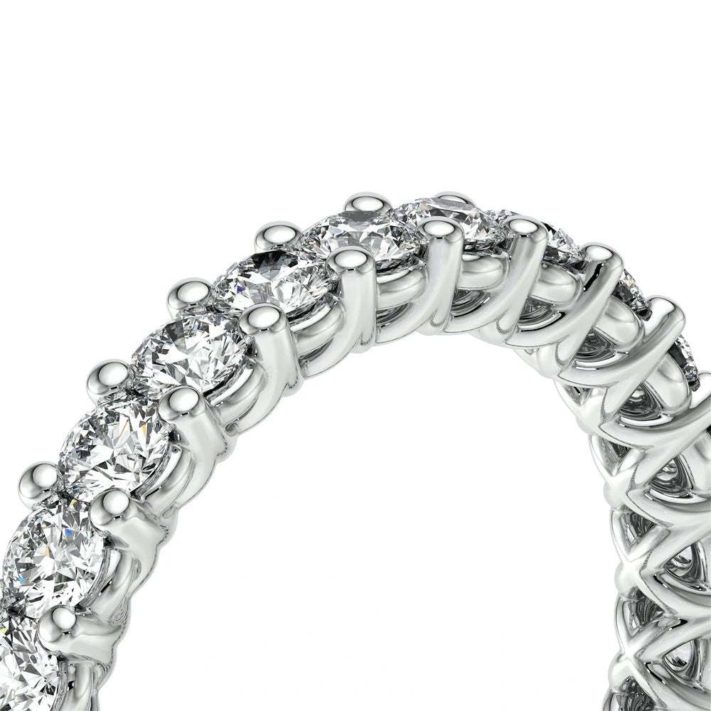 LUMINO-801W-25ETR VERRAGIO Eternity Rings Birmingham Jewelry Verragio Jewelry | Diamond Wedding Band LUMINO-801W-25ETR