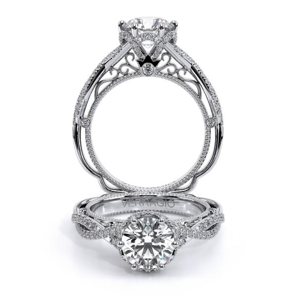 Special Order For (DAV267) VENETIAN-5078R & 2.70ct Round Lab Dia Custom Order VERRAGIO Engagement Ring Birmingham Jewelry 