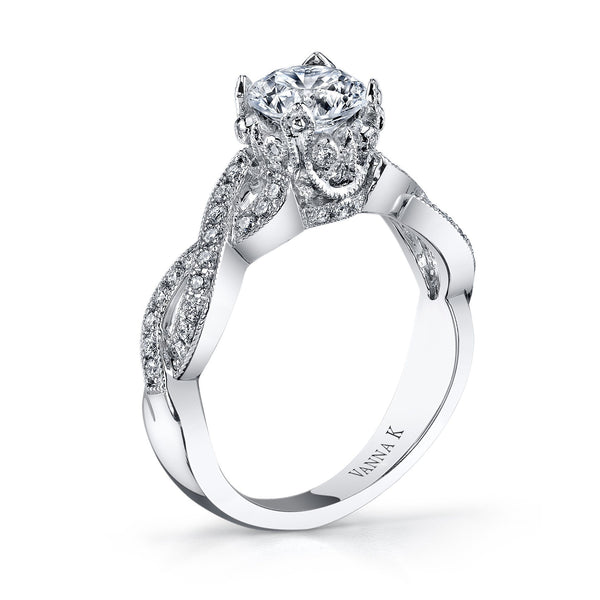 Vanna K - 18RGL00294DCZ VANNA K Engagement Ring Birmingham Jewelry 