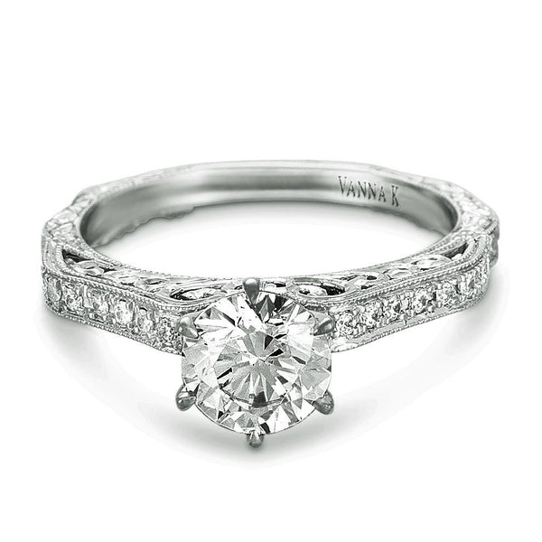 Vanna K - 18RGL00445DCZ VANNA K Engagement Ring Birmingham Jewelry 