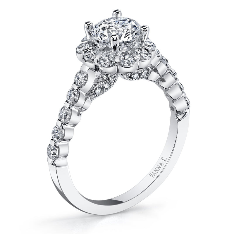 Vanna K - 18RGL00618DCZ VANNA K Engagement Ring Birmingham Jewelry 
