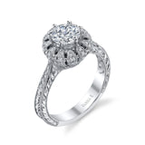 Vanna K - 18RO23931DCZ VANNA K Engagement Ring Birmingham Jewelry 