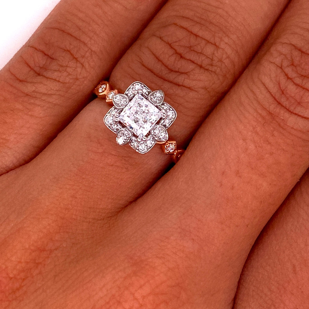 Verragio Couture Two-Tone Round Diamond Engagement Ring – Smyth Jewelers