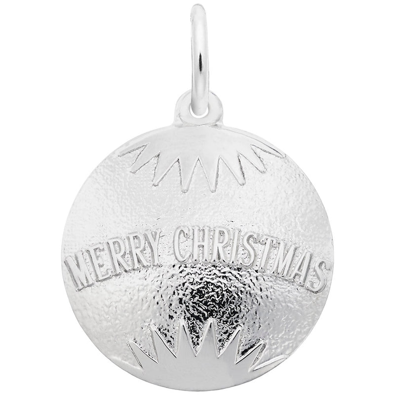 Rembrandt Charms - Merry Christmas Ornament Charm - 2918 Rembrandt Charms Charm Birmingham Jewelry 