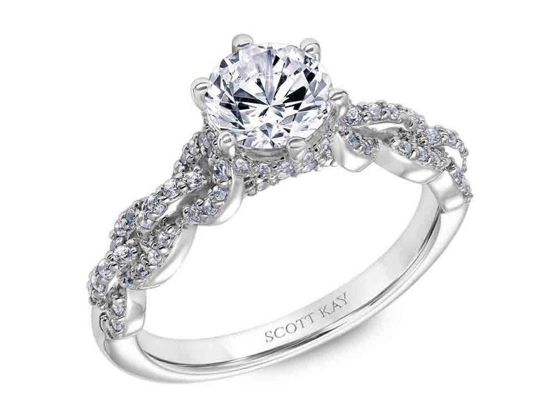 Scott Kay - SK6037 - Embrace SCOTT KAY Engagement Ring Birmingham Jewelry 