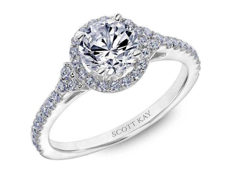 Scott Kay - SK8028 - Luminaire SCOTT KAY Engagement Ring Birmingham Jewelry 