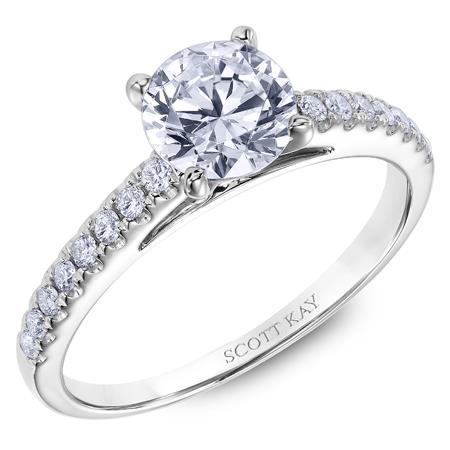 Scott Kay - SK8096 - Luminaire SCOTT KAY Engagement Ring Birmingham Jewelry 