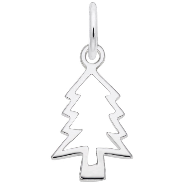 Rembrandt Charms - Christmas Tree Cut Out Charm - 5780 Rembrandt Charms Charm Birmingham Jewelry 