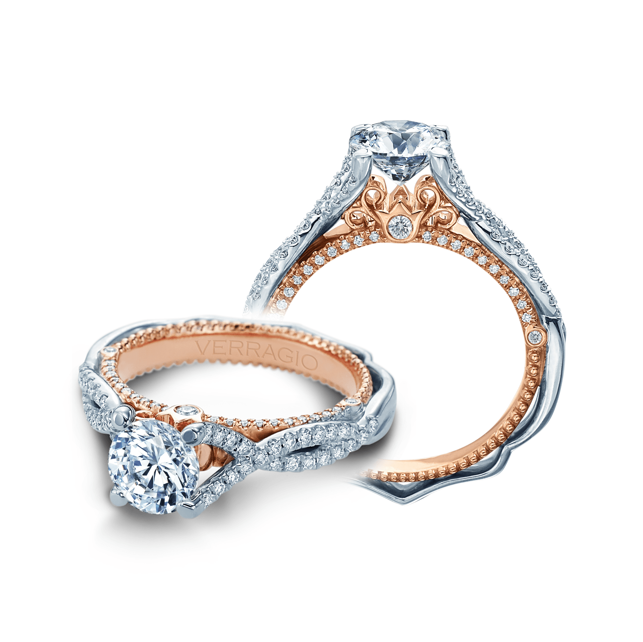 VENETIAN-5074R-2WR VERRAGIO Engagement Ring Birmingham Jewelry Verragio Jewelry | Diamond Engagement Ring VENETIAN-5074R-2WR