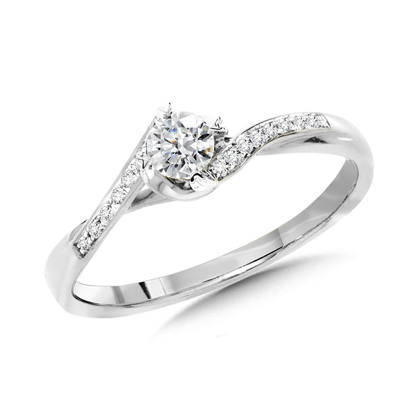 DIAMOND BYPASS ENGAGEMENT RING Birmingham Jewelry Engagement Ring Birmingham Jewelry 