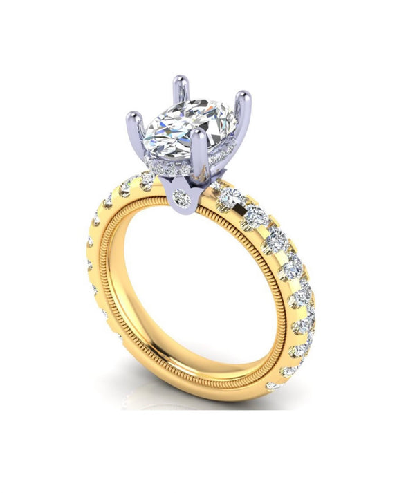 TRADITION - TR250DROV-P VERRAGIO Engagement Ring Birmingham Jewelry 