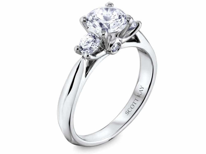 Scott Kay - SK7880 - Crown Setting SCOTT KAY Engagement Ring Birmingham Jewelry 