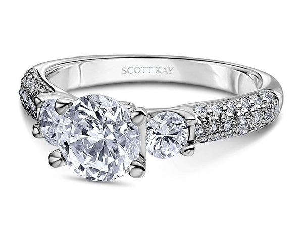 Scott Kay - SK7896 -  Crown Setting SCOTT KAY Engagement Ring Birmingham Jewelry 