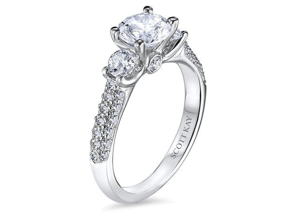 Scott Kay - SK7896 -  Crown Setting SCOTT KAY Engagement Ring Birmingham Jewelry 