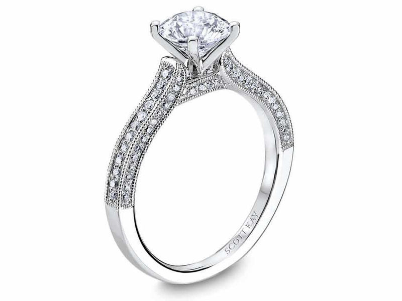 Scott Kay - SK6725 - Luminaire SCOTT KAY Engagement Ring Birmingham Jewelry 