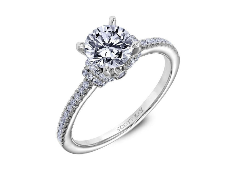 Scott Kay - SK8018 - Luminaire SCOTT KAY Engagement Ring Birmingham Jewelry 