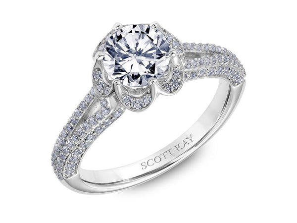 Scott Kay - SK6020 - Heaven's Gates SCOTT KAY Engagement Ring Birmingham Jewelry 